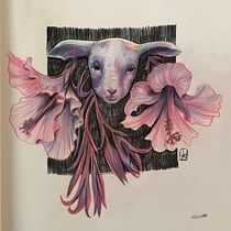 Mi Proyecto del curso: Ilustración surrealista inspirada en la naturaleza. Traditional illustration, Pencil Drawing, Drawing, Artistic Drawing, and Naturalistic Illustration project by Kheni Lamb - 12.07.2021