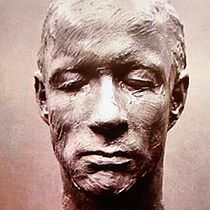 A sculpture used as model for waterpainting . Portrait Drawing, Fine Arts, Painting, and Watercolor Painting project by daniel philippron - 11.10.2021