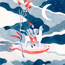 Mi Proyecto del curso: Ilustraciones oníricas con acuarela. Traditional illustration, Drawing, Watercolor Painting, Children's Illustration, Narrative, and Editorial Illustration project by Karina Cocq Muñoz - 12.07.2021