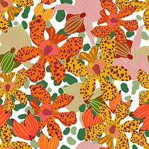 Meu projeto do curso: Design de estampa para superfície têxtil com Photoshop. Ilustração tradicional, Design de vestuário, Pattern Design, Design de moda e Ilustração digital projeto de mirianvga - 03.12.2021
