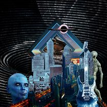 Mon projet du cours : Direction artistique pour pochettes de disques . Art Direction, Br, ing, Identit, Graphic Design, Packaging, Collage, Traditional illustration, Music, Digital Illustration, and Photomontage project by David Masserot - 12.07.2021