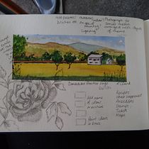 My project in Watercolor Travel Journal course. Traditional illustration, Watercolor Painting, Architectural Illustration, and Sketchbook project by lauraclark477 - 12.08.2021