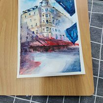 My project in Architectural Sketching with Watercolor and Ink course. Sketching, Drawing, Watercolor Painting, Architectural Illustration, Sketchbook & Ink Illustration project by Yeshvini Padmanathan - 12.08.2021