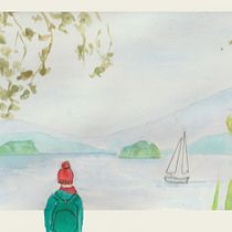 My project in Watercolor Illustration with Japanese Influence course. Traditional illustration, Drawing, and Watercolor Painting project by Angela Harpham - 12.08.2021