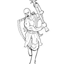 Northern Barbarian Ein Projekt aus dem Bereich Traditionelle Illustration, Design von Figuren und Digitale Illustration von Alessandro Paderi - 08.12.2021