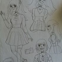 Mi Proyecto del curso: Creación de personajes manga. Traditional illustration, Character Design, Comic, and Manga project by Mariangel Ordaz - 12.08.2021