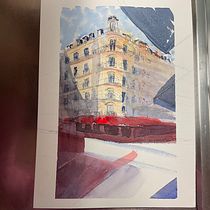 Il mio progetto del corso: Disegno architettonico con acquerello e inchiostro. Sketching, Drawing, Watercolor Painting, Architectural Illustration & Ink Illustration project by p_beduini - 12.06.2021