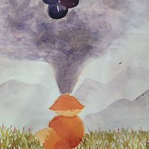 Mi Proyecto del curso: Introducción a la ilustración infantil. Traditional illustration, Fine Arts, Painting, Pencil Drawing, Drawing, Watercolor Painting, Children's Illustration, and Narrative project by Betsy Zuniga - 12.08.2021