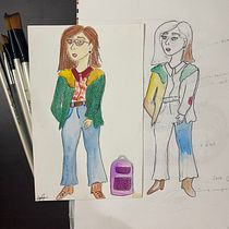 Mi Proyecto del curso: Ilustración y caracterización de personajes con acuarela. Un proyecto de Ilustración tradicional, Diseño de personajes, Pintura y Pintura a la acuarela de Edith Mariana Barajas Michel - 09.12.2021