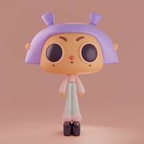 My project in Kawaii Character Creation in 3D with Blender course Ein Projekt aus dem Bereich Traditionelle Illustration, Design von Figuren, Digitale Illustration, 3-D-Modellierung und Manga von Beata Kępa - 09.12.2021