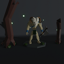 Mon projet : Berserker de Gelkan Ein Projekt aus dem Bereich 3D, 3-D-Modellierung, Videospiele, Design von 3-D-Figuren und Design für Videospiele von angel.milanolo - 09.12.2021