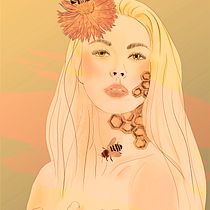 Proyecto del curso: Retratos digitales de fantasía con Photoshop. Traditional illustration, Drawing, Digital Illustration, Portrait Drawing, Digital Drawing, and Digital Painting project by Rak Fernandez - 12.09.2021