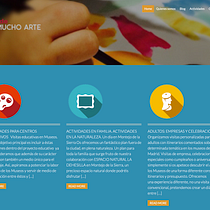 Creación de la web www.aprendeconmuchoarte.com. Projekt z dziedziny UX / UI, Informat, ka, Web design, Tworzenie stron internetow, ch, Programowanie bez kodu, Projektowanie produktu c i frowego użytkownika Elena Checa - 09.12.2021