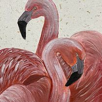 Flamingo. Traditional illustration, Fine Arts, Painting, Gouache Painting, Design, Sketchbook & Instagram project by Mahak Agrawal - 11.26.2021
