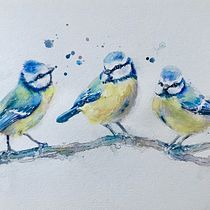 My project in Artistic Watercolor Techniques for Illustrating Birds course. Traditional illustration, Watercolor Painting, Realistic Drawing, and Naturalistic Illustration project by Eli Sivertsen - 12.09.2021