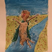 Playful Otter. Traditional illustration, Fine Arts, Painting, Drawing, Watercolor Painting, Children's Illustration, and Narrative project by sarah_14 - 12.09.2021