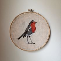 My project in Painting with Thread: Textile Illustration Techniques course. Ilustração tradicional, e Bordado projeto de kmhoward44 - 08.12.2021