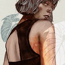 Il mio progetto del corso: Ritratto illustrato con Procreate. Ilustração tradicional, Ilustração vetorial, Ilustração digital, e Desenho de retrato projeto de antonella Miracapillo - 10.12.2021