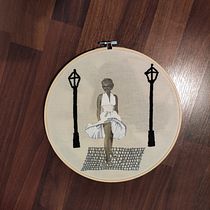 Mi Proyecto del curso: Bordado en fotografías sobre tela. Photograph, Collage, Paper Craft, Printing, Embroider, DIY, and Textile Design project by Elvira Pérez - 12.10.2021