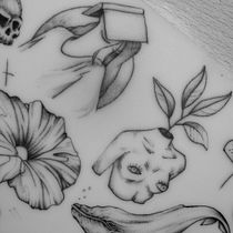 Mi Proyecto del curso: Tatuaje para principiantes. Tattoo Design project by irisluque27 - 12.10.2021