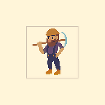 Mi Proyecto del curso: Introducción al diseño de personajes en pixel art. Un progetto di Character design, Videogiochi, Pixel art e Progettazione di videogiochi di Tomas Vellido - 29.11.2021