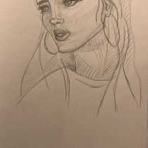 Mein Kursprojekt: Skizzenbuch für Porträts: Erkunde das menschliche Gesicht. Een project van  Schetsen,  Tekening,  Portrettekening,  Artistieke tekening y Sketchbook van Anne - 10.12.2021