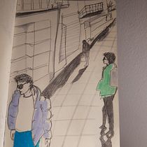 Mi Proyecto del curso: Fundamentos del dibujo de personas a partir de la imaginación. Traditional illustration, Fine Arts, Sketching, Pencil Drawing, Drawing, Artistic Drawing, and Figure Drawing project by Mariana Policicchio - 12.11.2021
