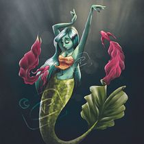 Mon projet du cours : Peinture numérique de personnages : illustrez avec de la lumière et de la couleur. Ilustração tradicional, Design de personagens, Ilustração digital, e Pintura digital projeto de Cecile T - 11.12.2021