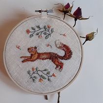 Il mio progetto del corso: Needle painting a mano libera: ricama la bellezza della natura. Un progetto di Illustrazione tradizionale, Ricamo e Textile Design di Milena Carli - 11.12.2021