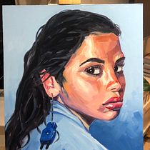 My project in Expressive Oil Portraiture: Explore the Alla Prima Technique course. Fine Arts, Painting, and Oil Painting project by dgcroberts - 12.10.2021