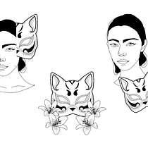 Meu projeto do curso: Desenho de tatuagem autoral com Procreate. Ilustração tradicional, Design gráfico, Desenho, Ilustração digital, Desenho de tatuagens, e Desenho digital projeto de anselmokaminski - 16.12.2021