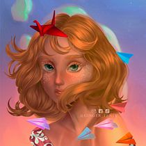 Meu projeto do curso: Retrato digital no Photoshop com um toque de fantasia. Traditional illustration, Drawing, Digital Illustration, Portrait Drawing, Digital Drawing, and Digital Painting project by adila753 - 01.21.2022
