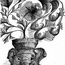 My project in Surrealistic Fineliner Illustration course Ein Projekt aus dem Bereich Traditionelle Illustration, Bleistiftzeichnung, Zeichnung, Realistische Zeichnung, Artistische Zeichnung und Illustration mit Tinte von jderoder - 12.12.2021