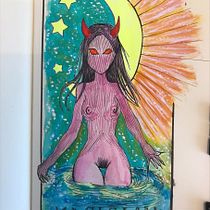 My project in Acrylic Illustration: Create a Magical Universe  course: Magician. Traditional illustration, Painting, Creativit, Acr, and lic Painting project by Joakim Rollin - 12.12.2021