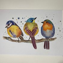 Mi Proyecto del curso: Acuarela artística para ilustración de aves. Traditional illustration, Watercolor Painting, Realistic Drawing, and Naturalistic Illustration project by Pili Guardiola - 12.12.2021