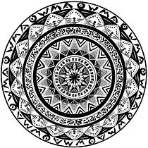 My project in The Art of Mandala Drawing: Create Geometric Patterns course. Drawing, Ink Illustration, Digital Drawing, and Digital Design project by helg_a_rt - 12.12.2021