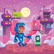 My project in Original Vector Illustration with Adobe Illustrator course. Ilustração tradicional, Ilustração vetorial e Ilustração digital projeto de Mikhail Ushakov - 11.12.2021