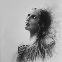 Portrait d'Alexandra. Ilustração tradicional, Artes plásticas, Desenho, Desenho de retrato, Desenho realista, e Desenho artístico projeto de fredberrincreation - 29.11.2021