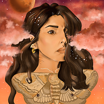 Il mio progetto del corso: Ritratti digitali fantastici con Photoshop. Traditional illustration, Drawing, Digital Illustration, Portrait Drawing, Digital Drawing, and Digital Painting project by Michela Antonuccio - 12.30.2021