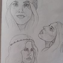 Meu projeto do curso: Caderno de retratos: explore o rosto humano.. Un progetto di Bozzetti, Disegno, Disegno di ritratti, Disegno artistico e Sketchbook di augustofsmancini - 10.12.2021