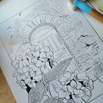 Mi Proyecto del curso: Ilustración con tinta y plumilla: captura el mundo natural. Een project van  Schetsen,  Tekening,  Artistieke tekening, Sketchbook,  Illustratie met inkt y Naturalistische illustratie van Carmen Flores - 12.12.2021