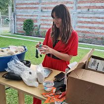 Mi Proyecto del curso: Teñido textil con pigmentos naturales. Artesanato, Design de moda, DIY, e Tingimento têxtil projeto de Pamela Cecil - 13.12.2021