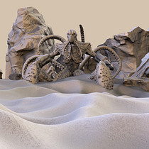 Meu projeto do curso: Escultura digital de criaturas fantásticas com o ZBrush. 3D, 3D Modeling, and 3D Character Design project by Felipe José de Souza - 12.09.2021