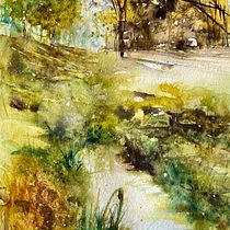 Mon projet du cours : Paysages naturels à l’aquarelle Ein Projekt aus dem Bereich Bildende Künste, Malerei und Aquarellmalerei von Béatrice Gueguen - 12.12.2021