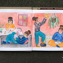 My project in Character Creation from Observational Drawings course. Un proyecto de Ilustración tradicional, Diseño de personajes, Dibujo y Sketchbook de Linda van den Heuvel - 13.12.2021