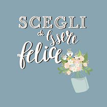 Il mio progetto del corso: "Scegli di essere felice". Calligraph, Instagram, and Digital Lettering project by Greta - 12.13.2021