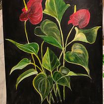 Mi Proyecto del curso: Pintura botánica con acrílico. Traditional illustration, Fine Arts, Painting, Acr, lic Painting, and Botanical Illustration project by Myriam - 12.14.2021
