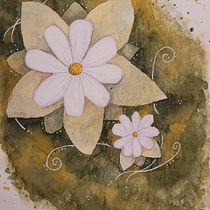 My project in Negative Watercolor Painting for Botanical Illustration course Ein Projekt aus dem Bereich Traditionelle Illustration, Aquarellmalerei und Botanische Illustration von Kellie Lorraine - 12.12.2021