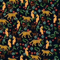 My project in Digital Pattern Illustration Inspired by Flora and Fauna course. Un progetto di Illustrazione tradizionale, Pattern design, Disegno, Illustrazione digitale e Illustrazione botanica di Rebeca Gouveia - 14.12.2021