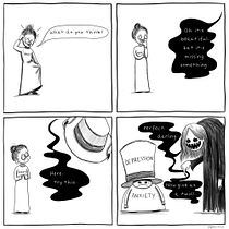 My project in Comic Strip Creation: Illustrating Unique Stories course. Traditional illustration, Comic, Stor, telling, Stor, board, and Narrative project by Rhiannon Grundy - 12.13.2021